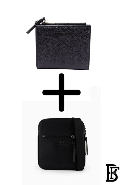 BUNDLE  WALLET &amp; CROSS BAG BY ARMANI EAW3&amp;AXHB1 image 0