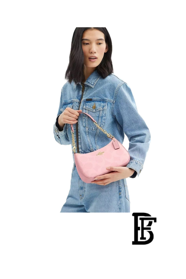 Coach Pink  Women Shoulder Bag Cal51 Teri  – Elegant Everyday Shoulder Bag image 4
