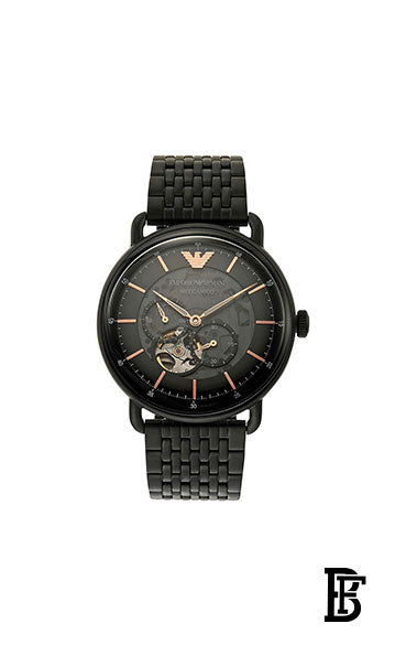 Emporio Armani Aviator Analog Black Dial Men's Watch-AR60025 + Gift perfume Tester 30 ml image 2