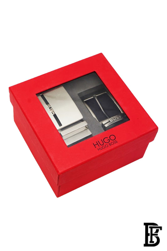 Hugo Boss Men's Belt with Two Buckle image 0
