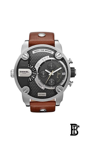 DIESEL Men's Little Daddy Chronograph Watch Dz7264 + Gift perfume Tester 30 ml image 2