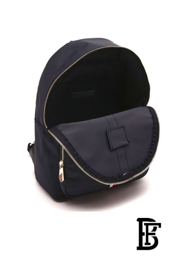 Tommy Hilfiger Black Women Backbag Aw0Aw11338– Elegant Everyday Backbag image 5