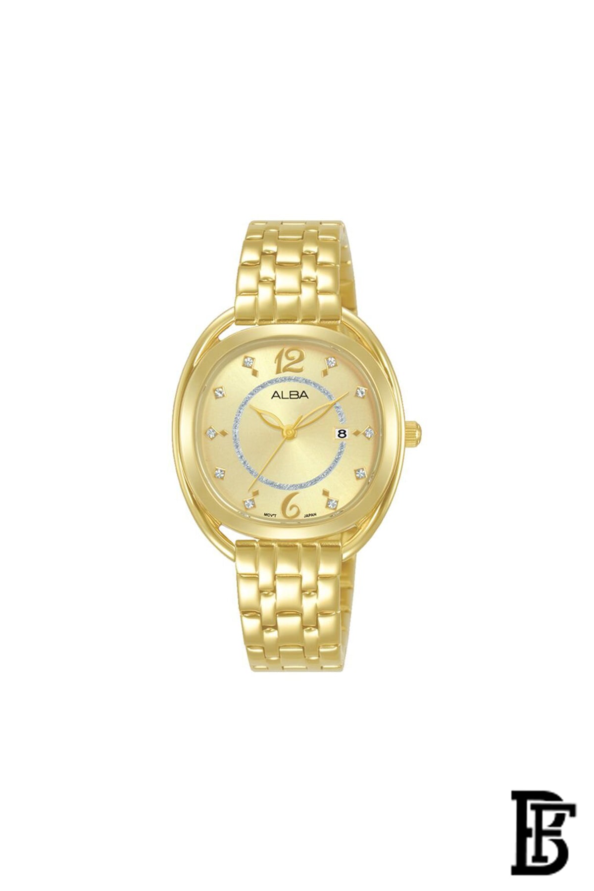Alba AH7BG4X Women's  Stainless Steel Quartz Analog Wrist Watch + Gift perfume tester 30 ml Warranty from Elaraby Group image 2