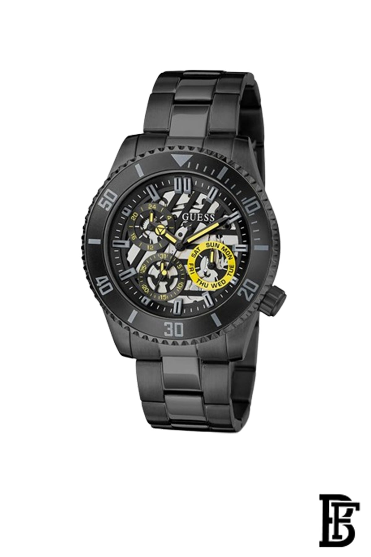 Guess Men's Analog Stainless Steel strap Watch GW0488G3 image 1