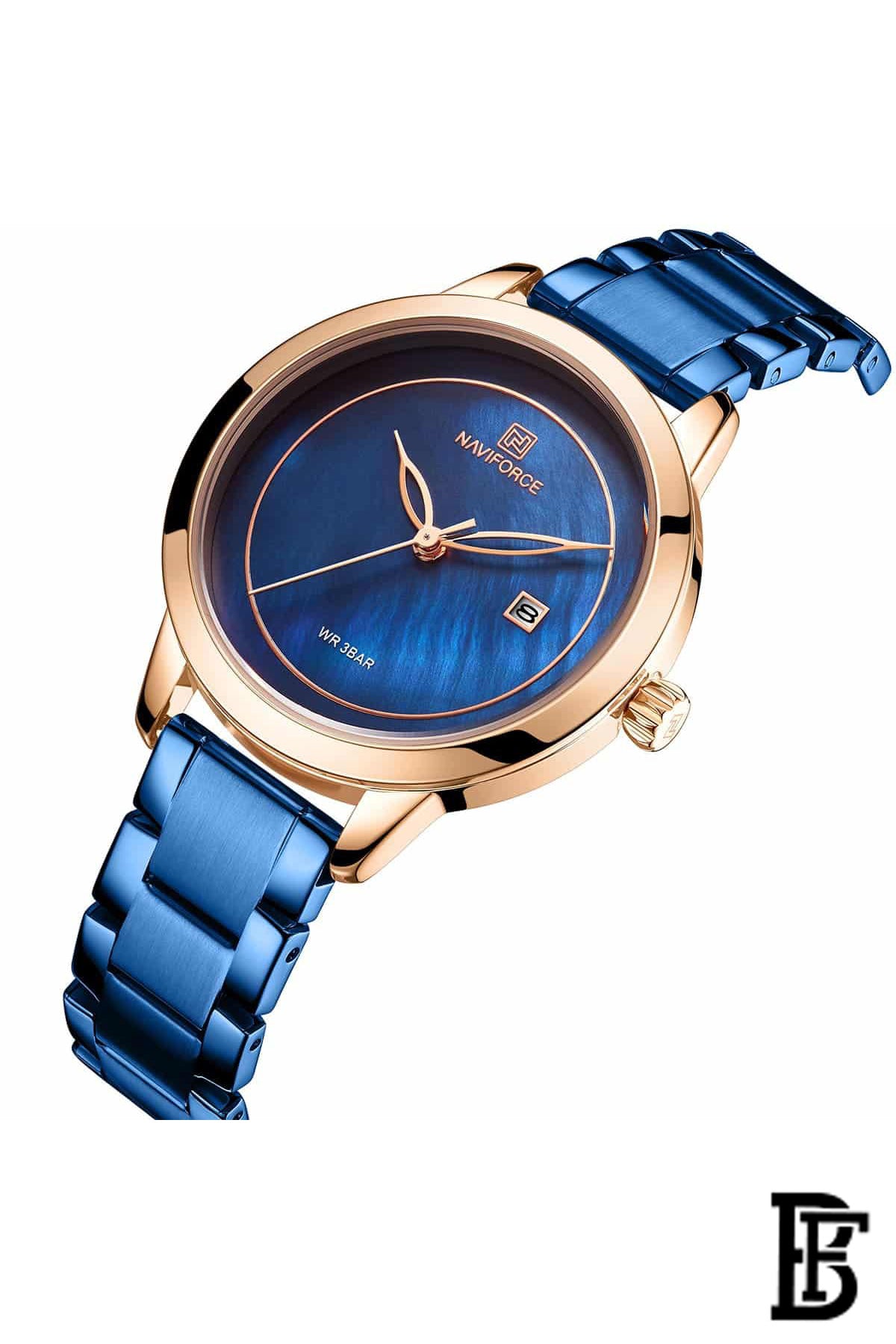 Naviforce NF5008 RG/BE      Women's Analog Stainless Steel Watch image 2