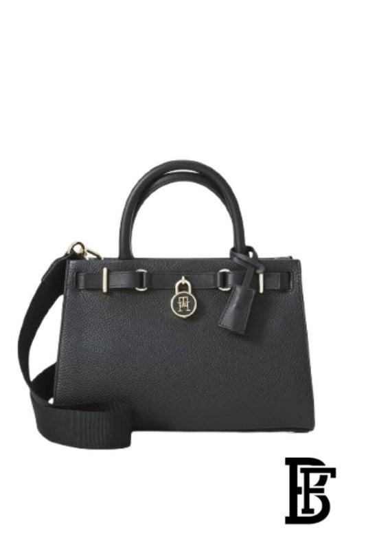 Tommy Hilfiger American Icon Mini Tote Handbag – Black image 0