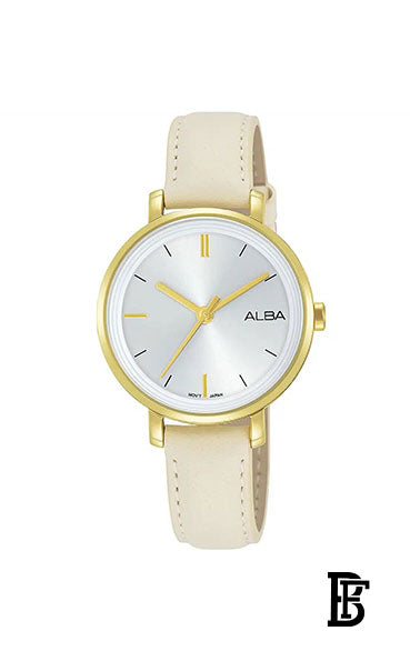 Alba AH8380X Women's Leather  Quartz  Analog Wrist Watch   Warranty from Elaraby Group image 1