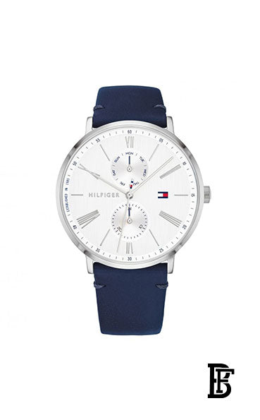 Tommy Hilfiger Women Quartz Watch with Leather Strap 1782072, Blue image 1