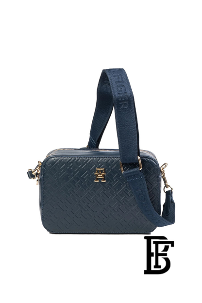 Tommy Hilfiger Blue Leather Women Crossbody bag– Elegant Everyday Crossbody bag Aw0Aw17221 image 2