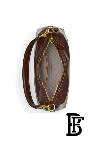 Coach Dark Brown Women Shoulder Bag Cad75 B4Mpl– Elegant Everyday Shoulder Bag image 7