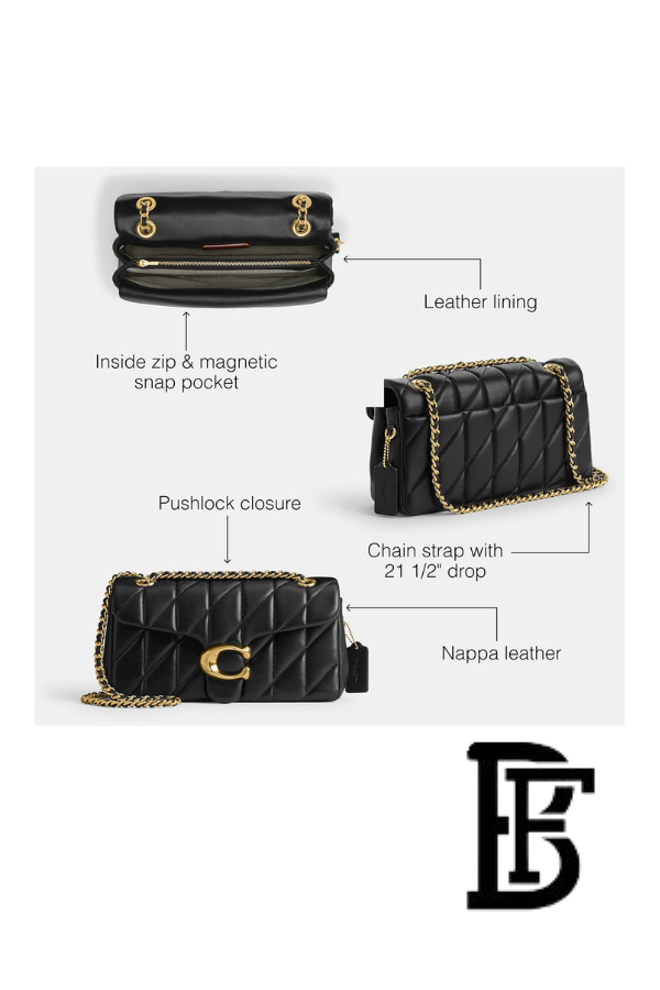 Coach Black Women Shoulder Bag Cp149 B4 Bk– Elegant Everyday Shoulder Bag image 5