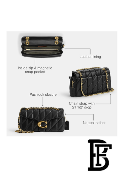 Coach Black Women Shoulder Bag Cp149 B4 Bk– Elegant Everyday Shoulder Bag image 5