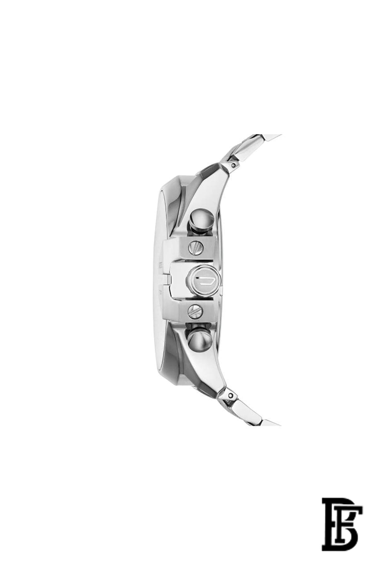 DIESEL Men's Mega Chief Round Shape Stainless Steel Chronograph Wrist Watch 54 mm - Silver - DZ4328 image 2