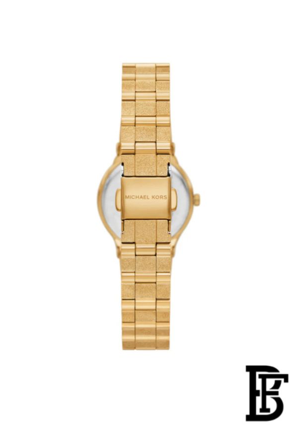 Michael Kors Billie Women's Watch MK7554 – Gold Dial & Stainless Steel Strap 26mm Quartz image 2