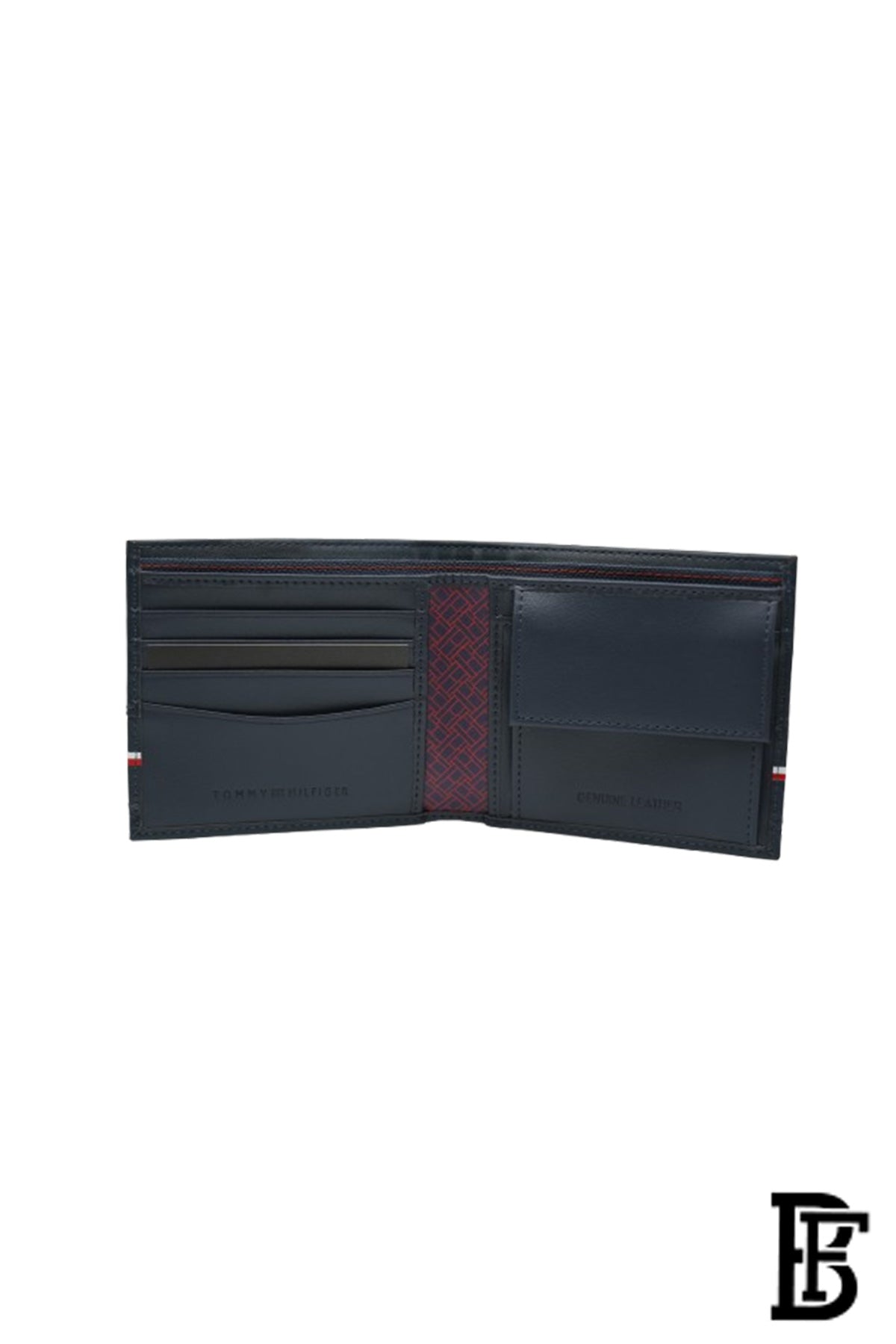 Tommy Hilfiger  Wallet is a one to face solid style covered in light/BLUE leather image 7