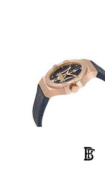 MASERATI Men's Leather Analog Watch R8851108027 image 4