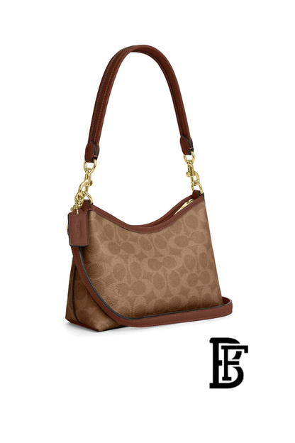 Coach Brown  Women Shoulder Bag Cbh15 – Elegant Everyday Shoulder Bag image 3