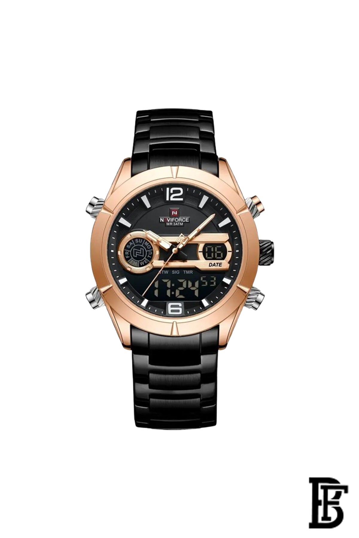 NAVIFORCE NF9232 RGBB  MEN'S Stainless Steel Analog Wrist Watch image 0