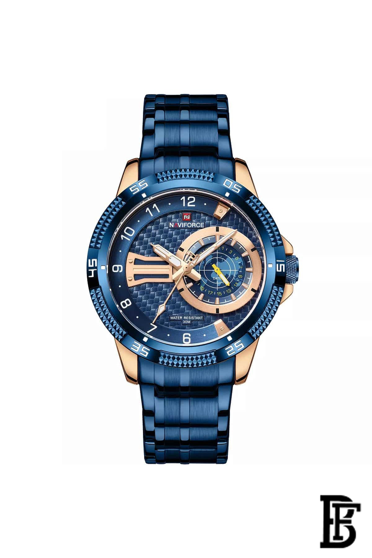 NAVIFORCE NF9206 RG/BE      MEN'S Stainless Steel Analog Wrist Watch image 1