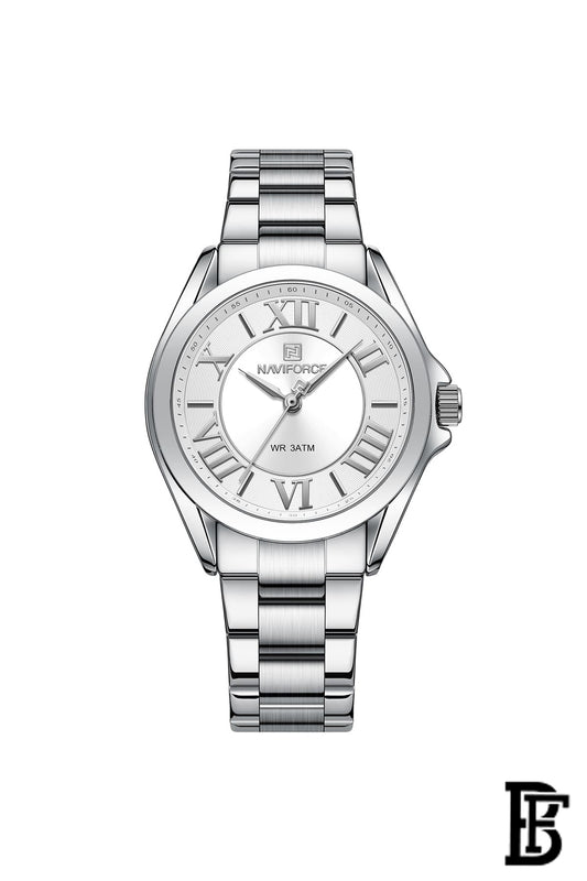 Naviforce NF5037 SW   Women's Analog Stainless Steel Watch image 1