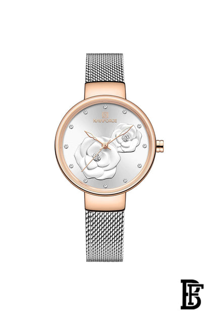 Naviforce NF5013 RGWS      Women's Analog Stainless Steel Watch image 0
