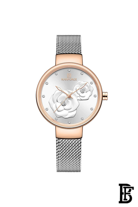 Naviforce NF5013 RGWS      Women's Analog Stainless Steel Watch image 0