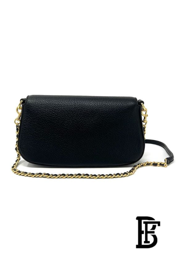 Tory Burch Black Leather Women Handbag 138772 001 – Elegant Everyday Shoulder Bag image 3