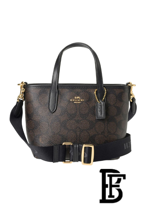 Coach Walnut Black Women Handbag Cw032 Imxaq– Elegant Everyday Handbag image 8