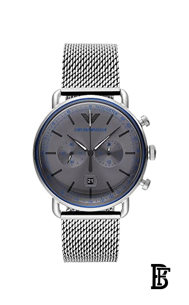 EMPORIO ARMANIMen's Chronograph Wrist Watch AR11383 - 43 mm - Silver image 1