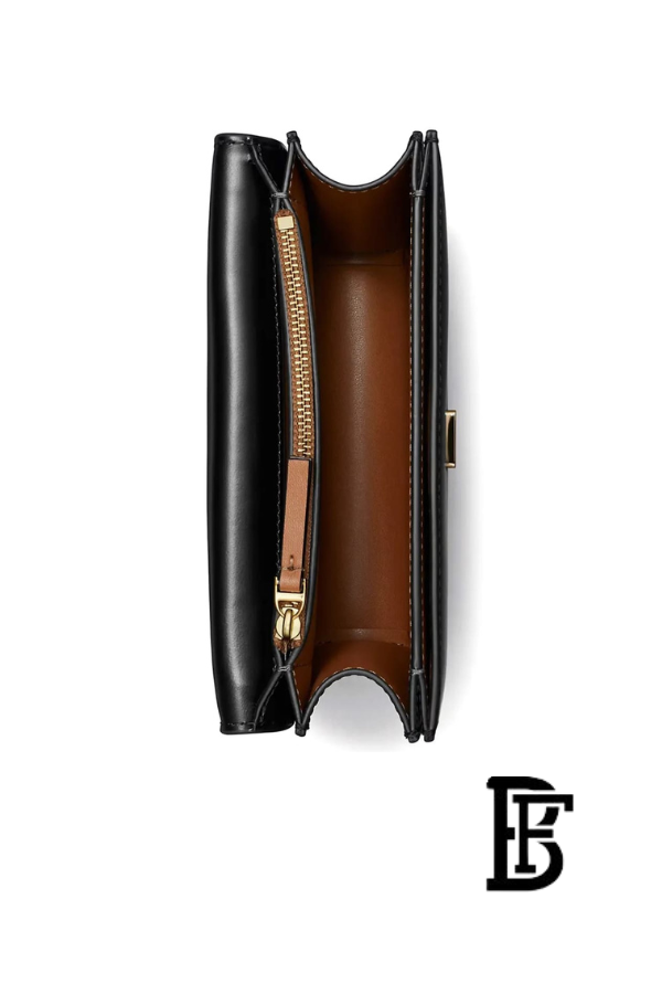 Tory Burch Black Leather Women Handbag 166169 001 – Elegant Everyday Shoulder Bag image 5