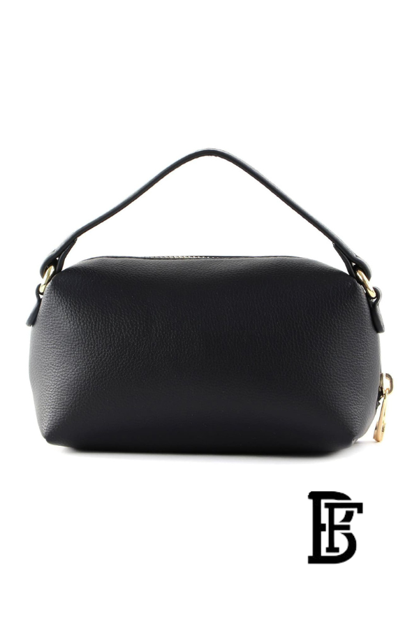 Tommy Hilfiger Black Leather Women Handbag Aw0Aw14511– Elegant Everyday Shoulder Bag image 4