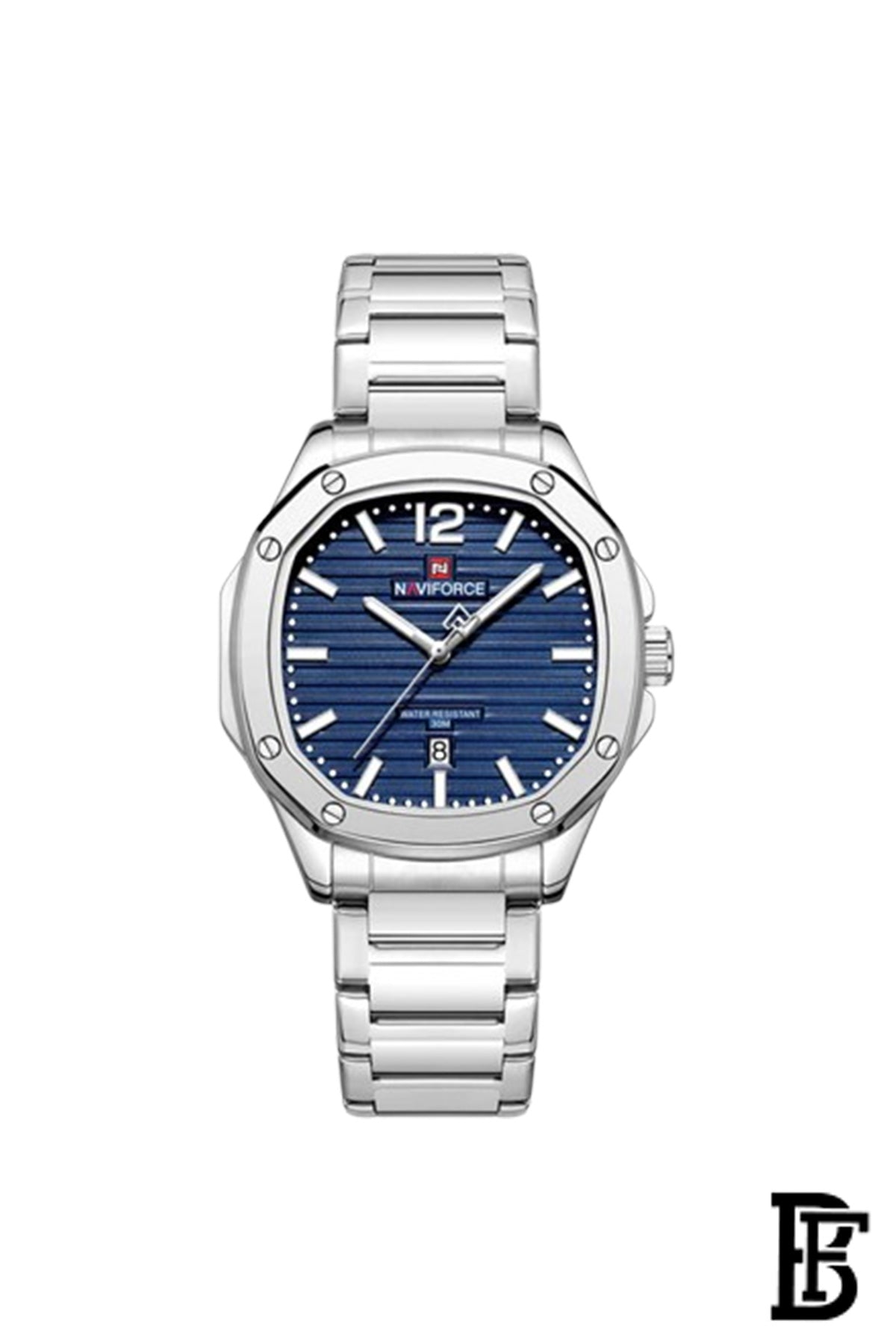 NAVIFORCE NF9243S S/BE MEN'S Stainless Steel Analog Wrist Watch image 0