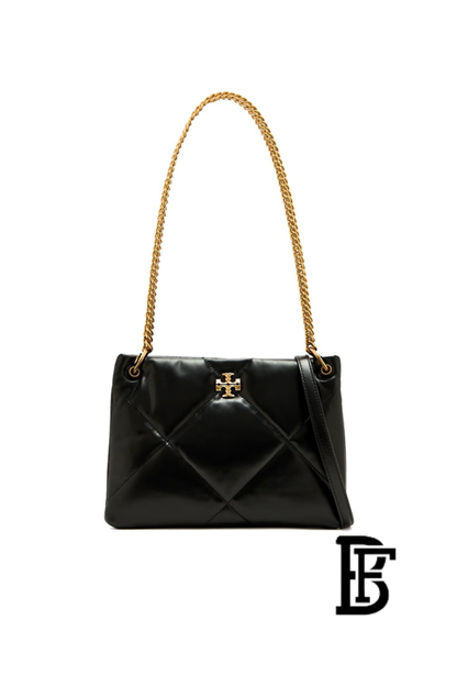 Tory Burch Black Leather Women Handbag 155235 001  – Elegant Everyday Shoulder Bag image 0
