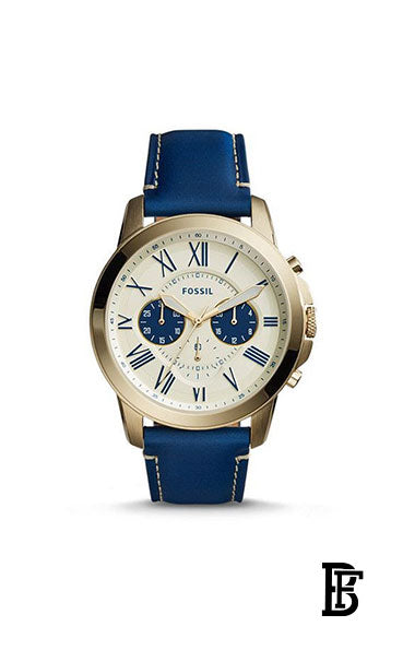 FOSSIL Men's Grant Water Resistant Chronograph Watch FS5271 + Gift perfume tester 30 ml image 2