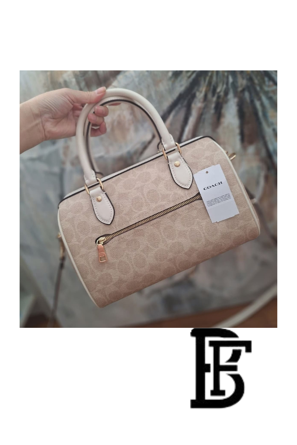 Coach Gold Sand Chalk Women Handbag Bag Cv961 Imxdm– Elegant Everyday Handbag Bag image 3