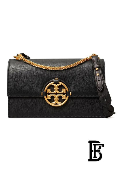 Tory Burch Black Leather Women Handbag 81688 001 – Elegant Everyday Shoulder Bag image 0