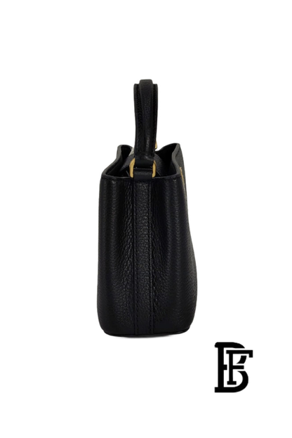 Tory Burch Black Leather Women Handbag 145357  – Elegant Everyday Shoulder Bag image 5