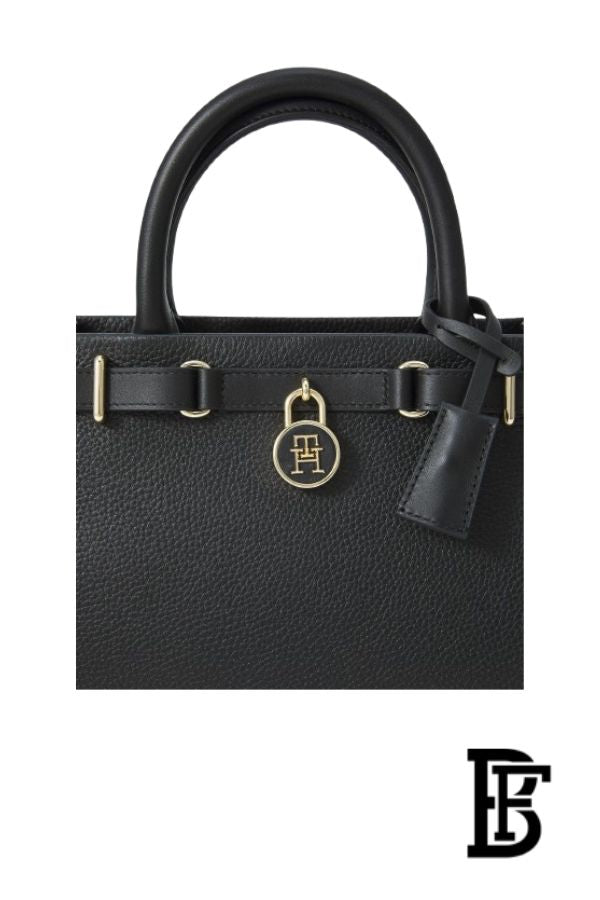 Tommy Hilfiger American Icon Mini Tote Handbag – Black image 4
