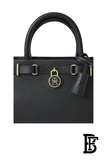 Tommy Hilfiger American Icon Mini Tote Handbag – Black image 4