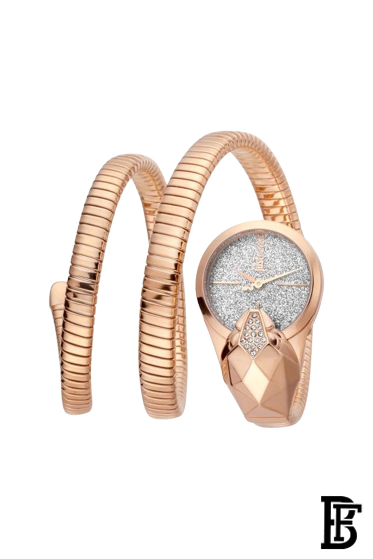 Just Cavalli Women's Glam Snake Silver Dial Watch - JC1L114M0055 image 0