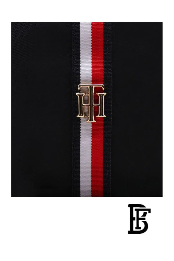 Tommy Hilfiger Black Women Backbag Aw0Aw11338– Elegant Everyday Backbag image 6