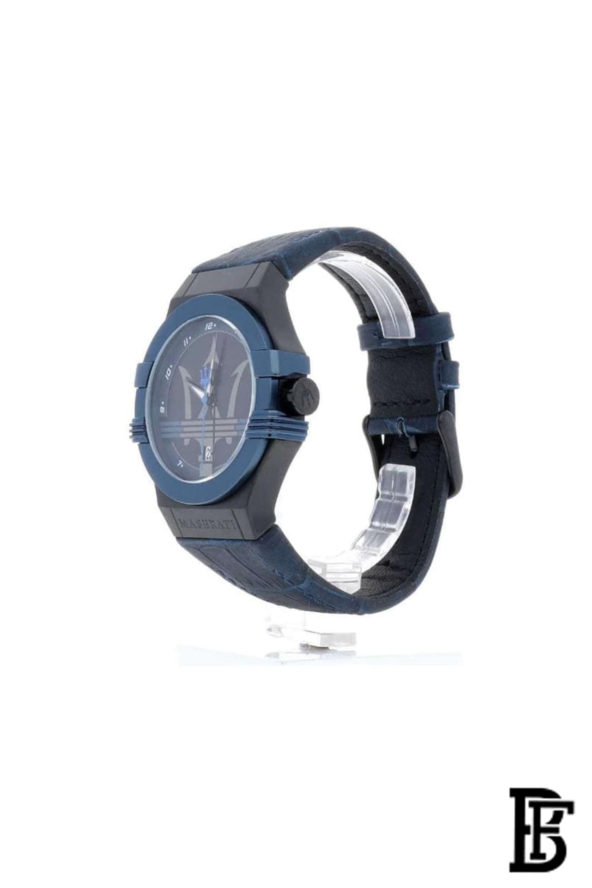 MASERATI Men's Potenza Croc Embossed Leather Quartz Watch R8851108007 image 2