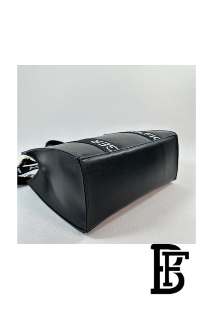 Tommy Hilfiger Black Leather Women Handbag and cross – Elegant Everyday Crossbody and hand image 6