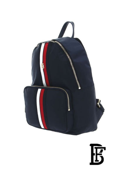 Tommy Hilfiger Blue Leather Women backpack Aw0Aw13170 – Elegant Everyday Bag image 7