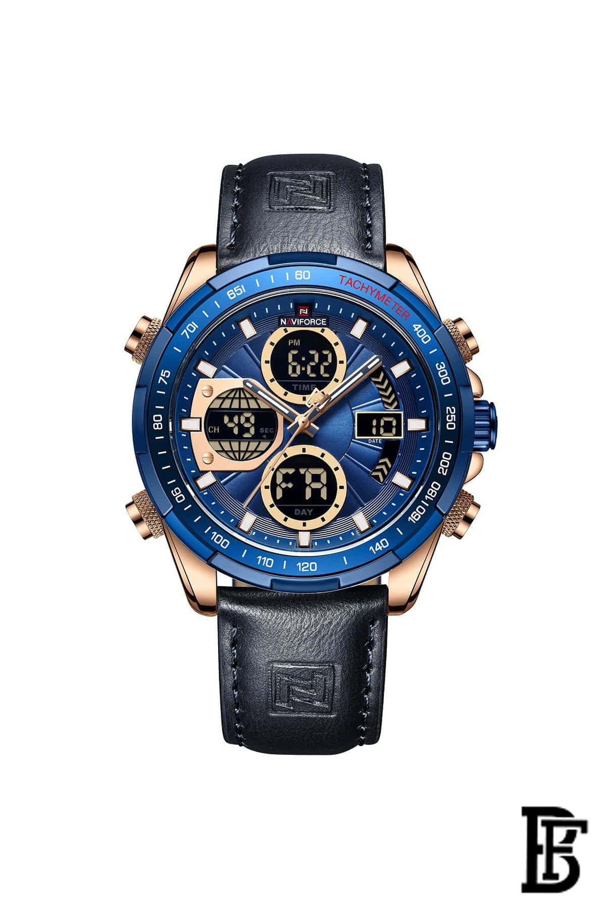 Naviforce NF9197L RG/BE/BE       Men's Analog Leather Watch image 1