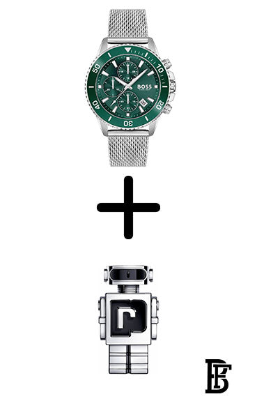 Hugo Boss Watch For Men 1513905 + Gift perfume Tester 30 ml image 0