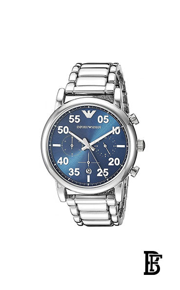 EMPORIO ARMANI Men's Analog Stainless Steel Clasp Round Wrist Watch Ar11132 + Gift perfume Tester 30 ml image 2