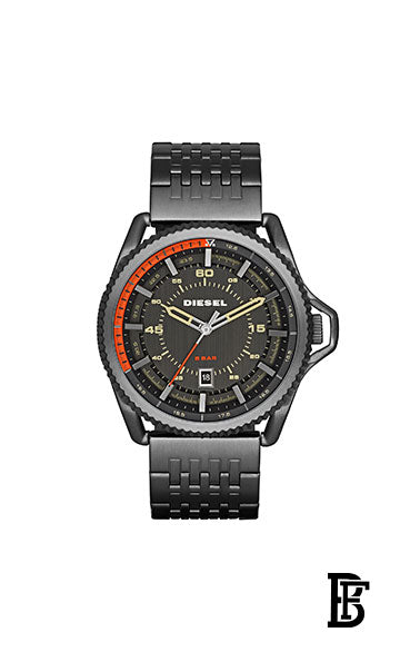 DIESEL Men's Rollcage Water Resistant Analog Watch DZ1719 + Gift perfume Tester 30 ml image 2