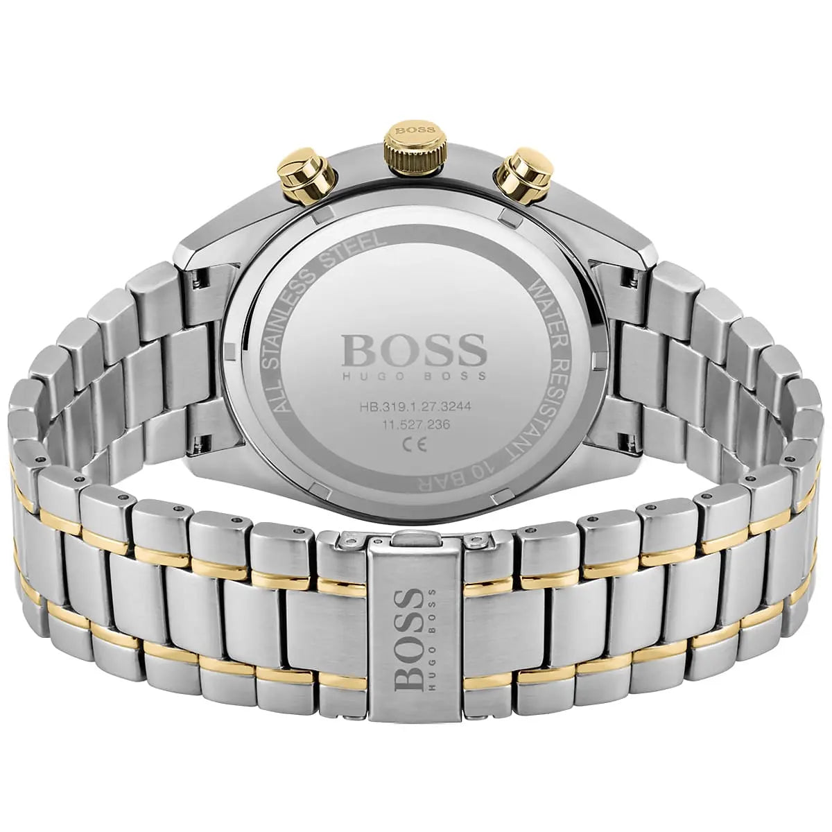 Hugo Boss Avery Men’s Chronograph Watch 1514159 – Green Dial, Silver Stainless Steel Strap