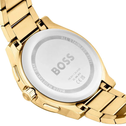 Hugo Boss Peak Men’s Chronograph Watch 1514190 – Green Dial, Gold Stainless Steel Strap